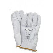 Arcguard 10" Leather Protectors Class 00 and Class 0 Rubber Voltage Gloves Gray